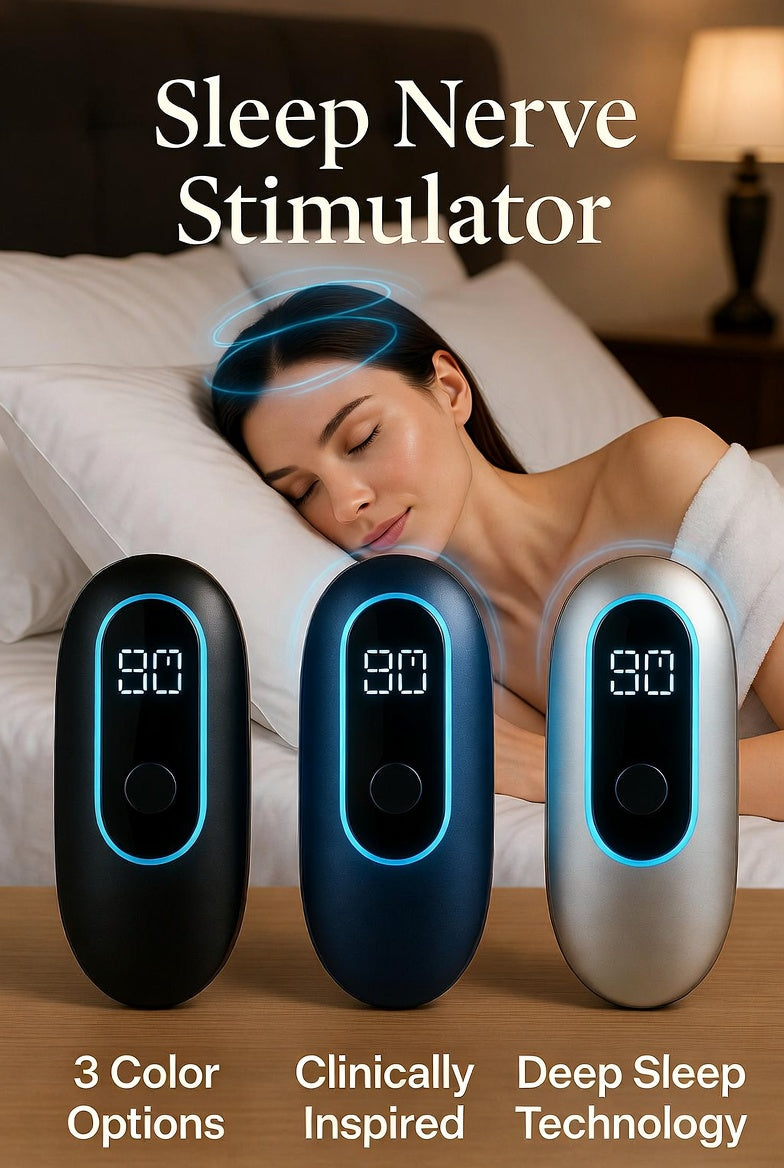 SereniPulse™ Handheld Sleep Nerve Stimulator - Portable Anxiety Relief & Insomnia Aid Device