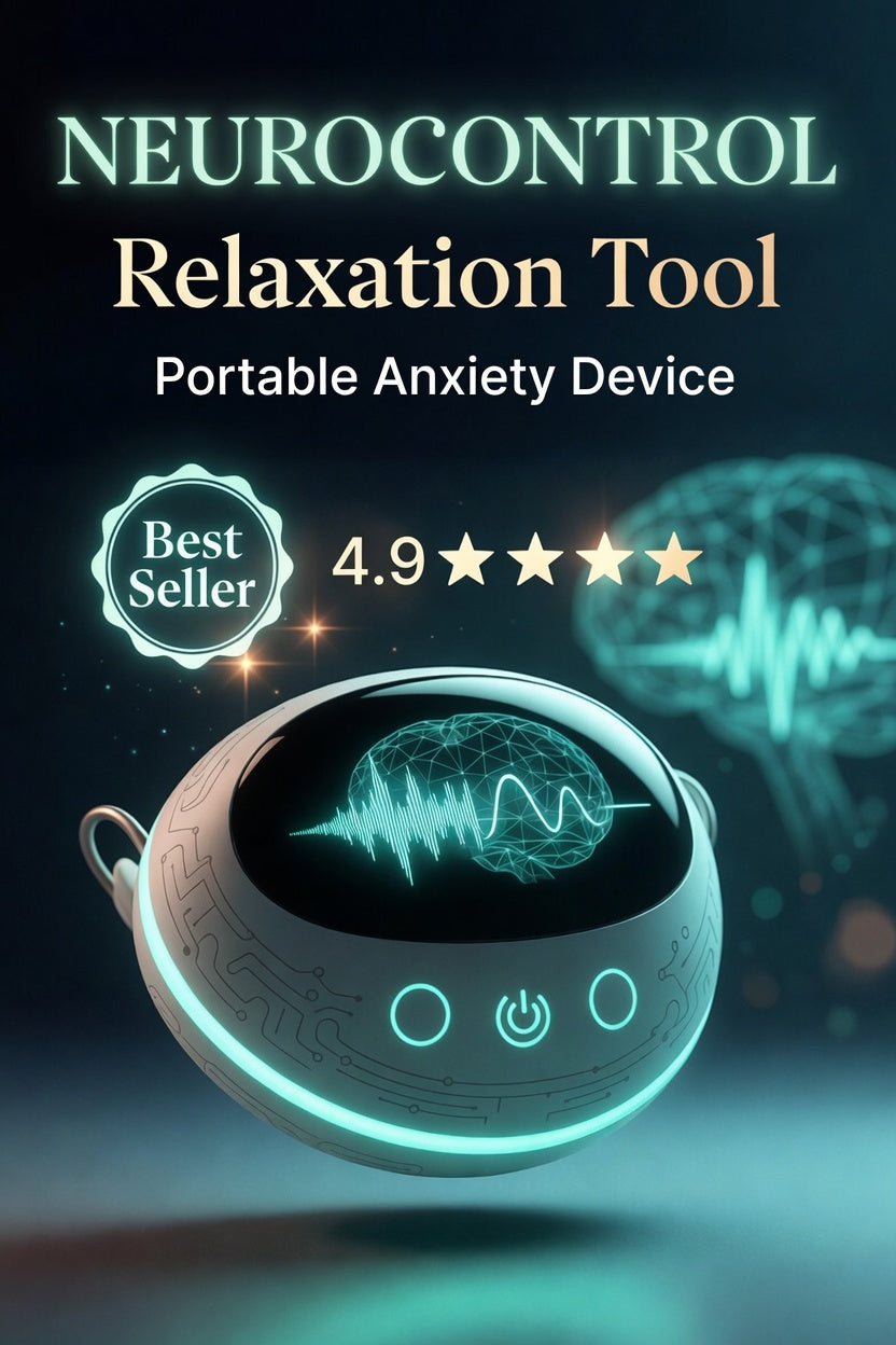 NeuroCalm™ Handheld Anxiety Relief Device - Portable Handheld Anxiety Relief & Sleep Aid Device