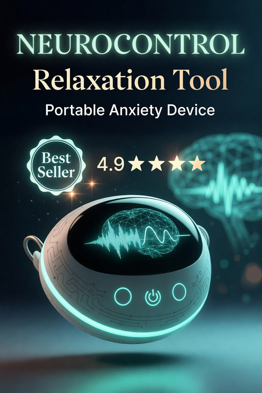 NeuroCalm™ Handheld Anxiety Relief Device - Portable Handheld Anxiety Relief & Sleep Aid Device