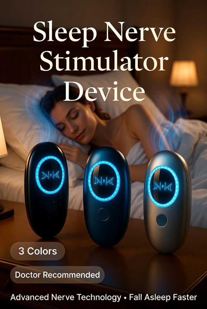 SereniPulse™ Handheld Sleep Nerve Stimulator - Portable Anxiety Relief & Insomnia Aid Device