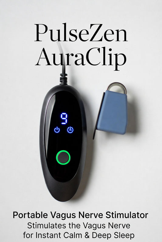 PulseZen AuraClip Portable Vagus Nerve Stimulator